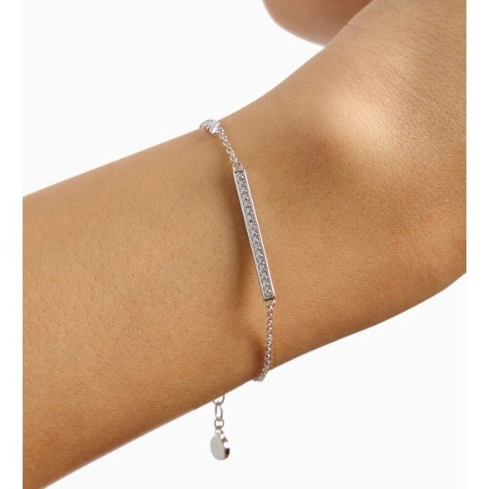 Emporio Armani Sterling Silver ID Bracelet